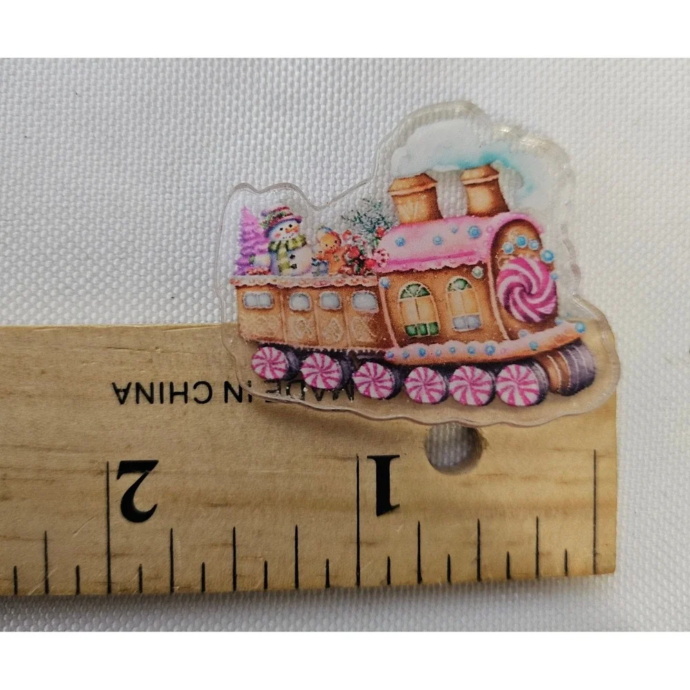 19pc Kawaii Acrylic Flatback Cabochons Cat Fox School Holiday DIY Craft Charms‎